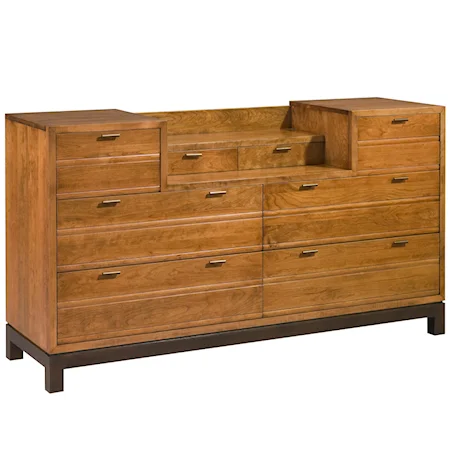 Triple Dresser with 8 Felt Lined Drawers